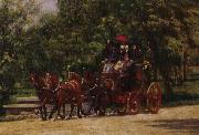 Thomas Eakins fairman rogers fyrspann oil painting artist